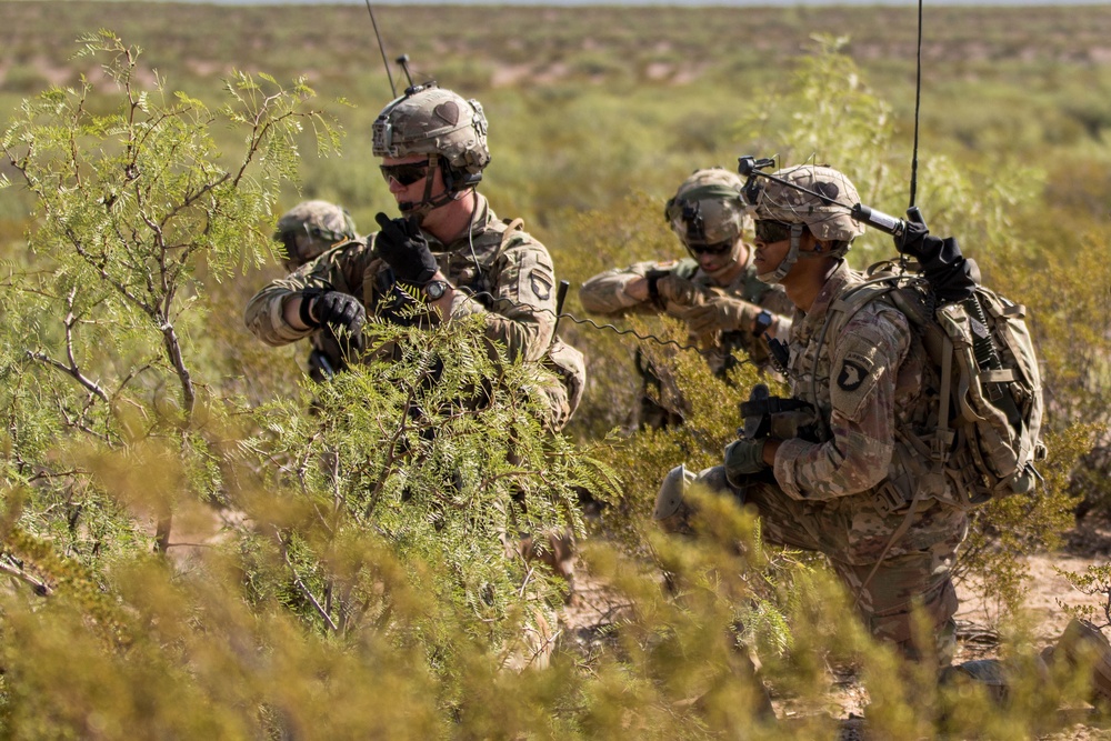 1-26 INF, 2nd BCT, 101st ABN DIV conducts live fire exercise NIE 17.2