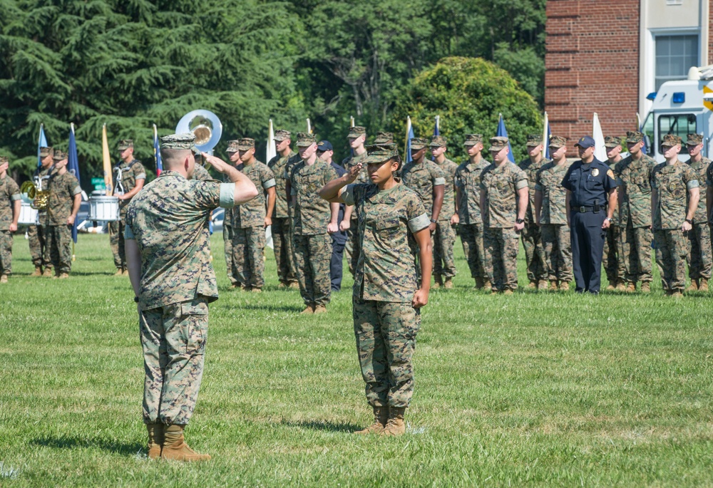 Security Battalion Change of Command