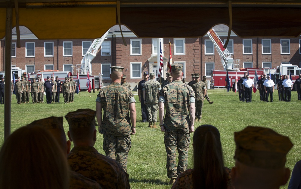 Security Battalion Change of Command