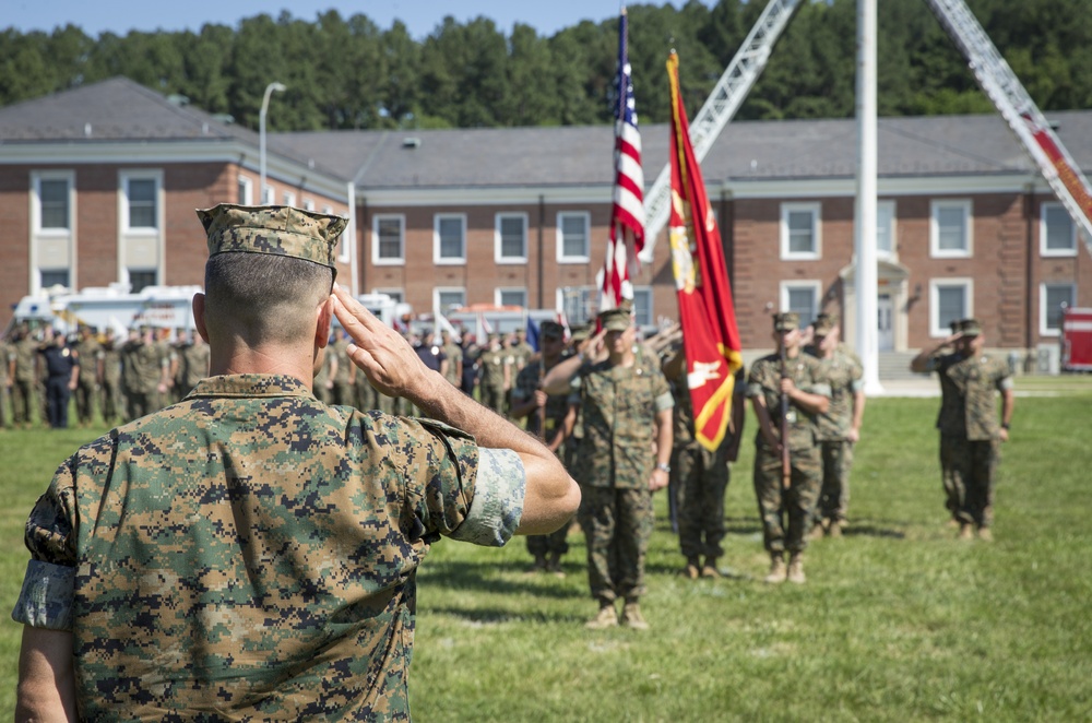 Security Battalion Change of Command