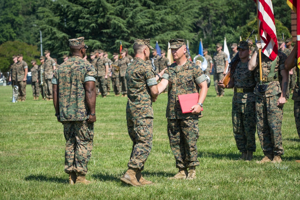 Security Battalion Change of Command