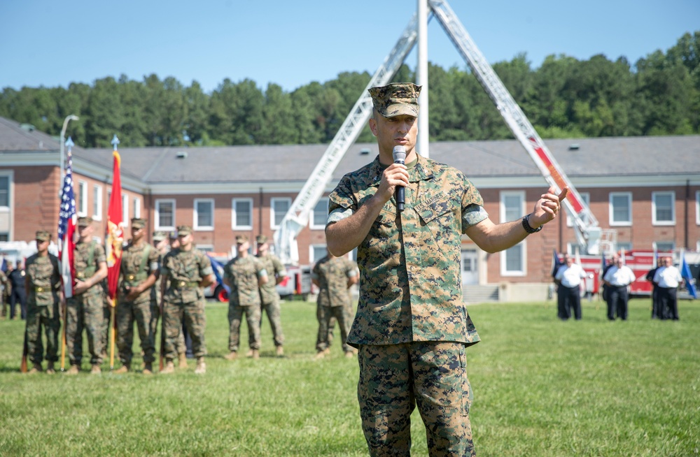 Security Battalion Change of Command