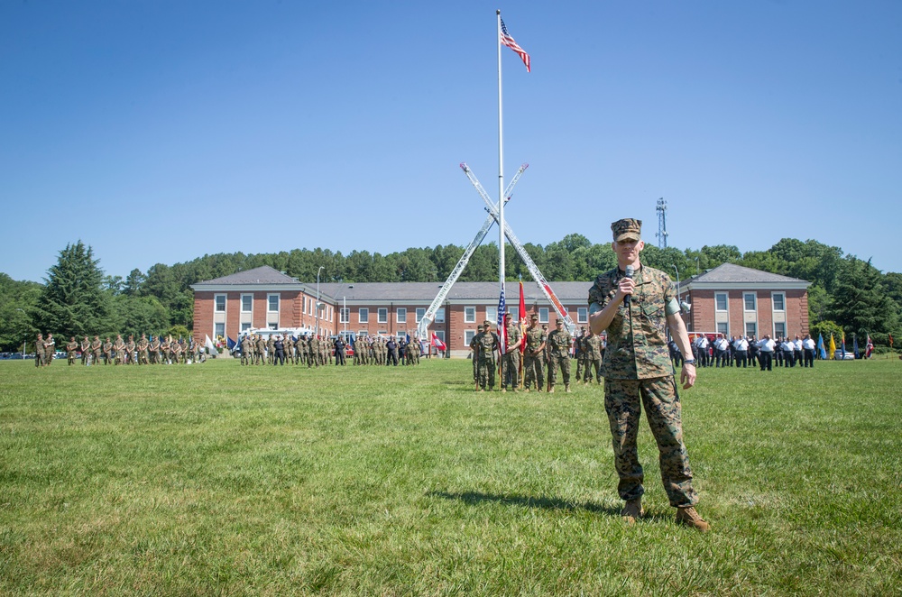 Security Battalion Change of Command