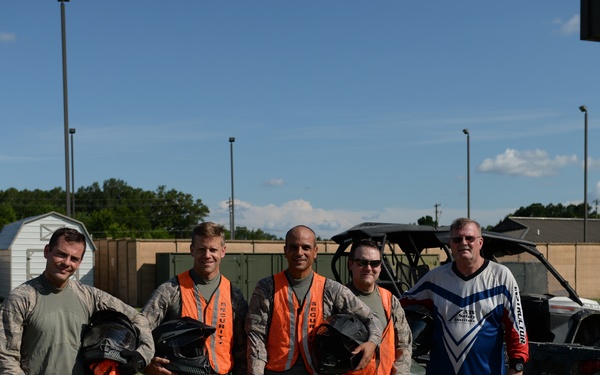 14th FTW leaders complete a perimiter check