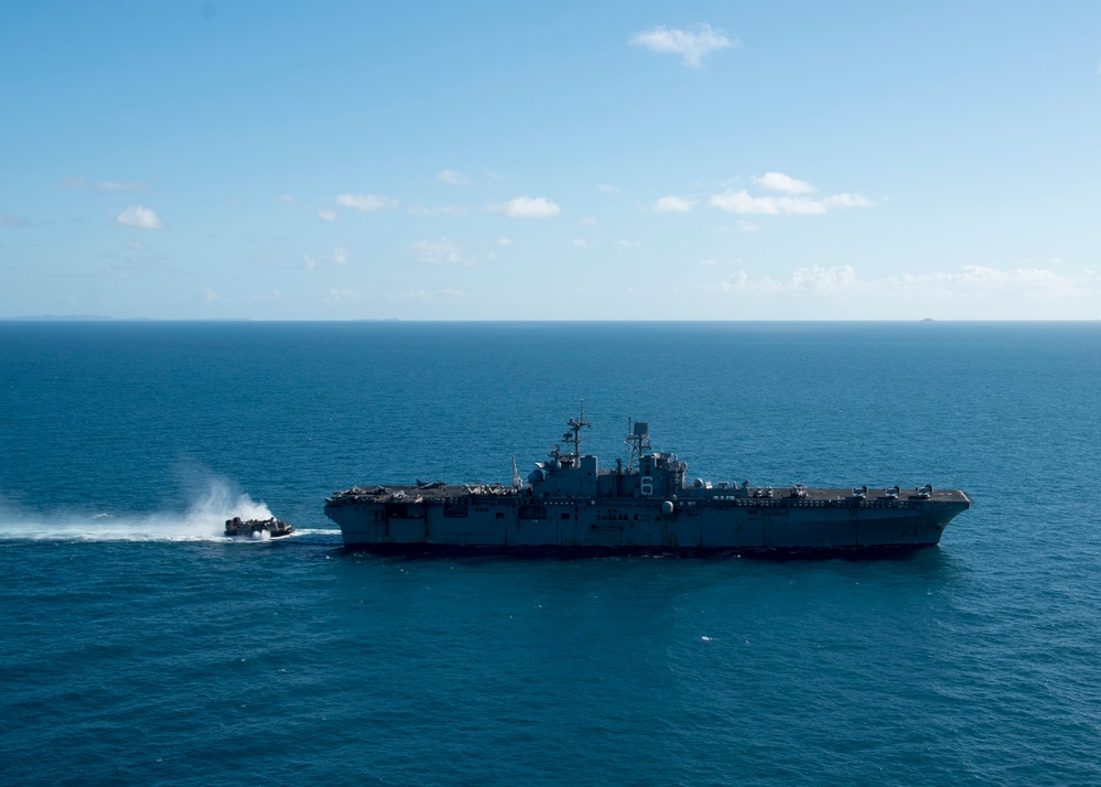 USS Bonhomme Richard Talisman Saber 17 Aerial