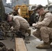Marines conduct a live fire exercise on Carter Hall