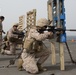 Marines conduct a live fire exercise on Carter Hall