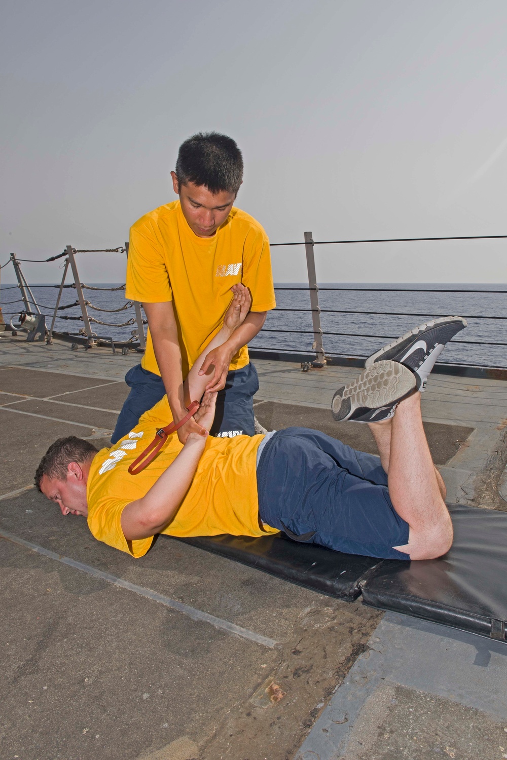 Truxtun, part of the George H.W. Bush Carrier Strike Group (GHWBCSG), is conducting naval operations in the U.S. 6th Fleet area operations in support of U.S. national security interests in Europe and Africa.