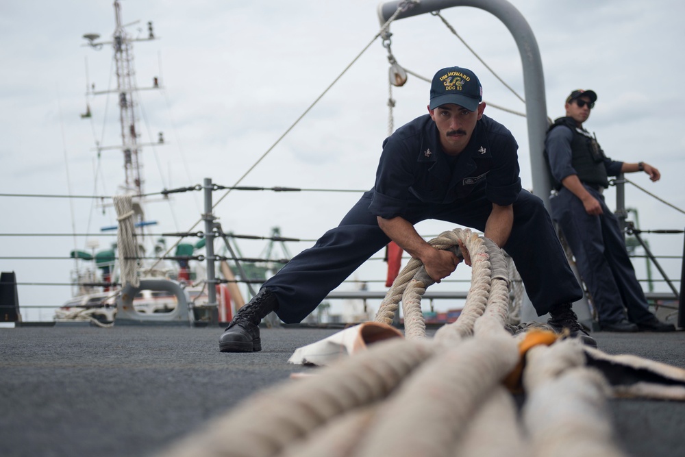 USS Howard, npase, preston, ddg 83, howard, uss howard, san diego