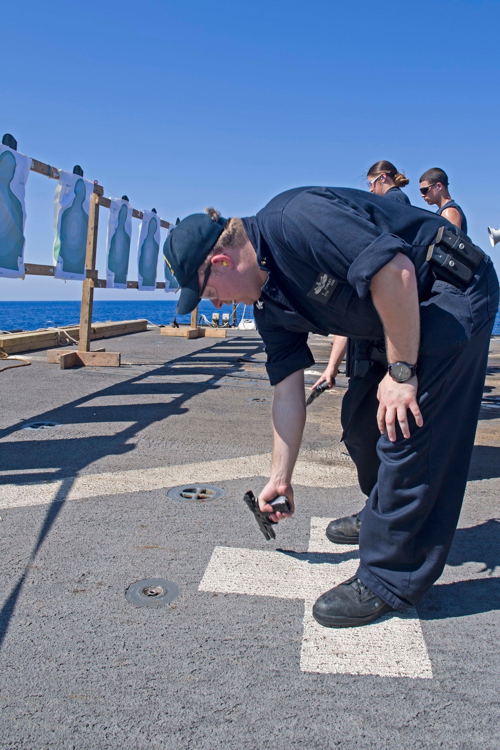 Truxtun, part of the George H.W. Bush Carrier Strike Group (GHWBCSG), is conducting naval operations in the U.S. 6th Fleet area operations in support of U.S. national security interests in Europe and Africa.