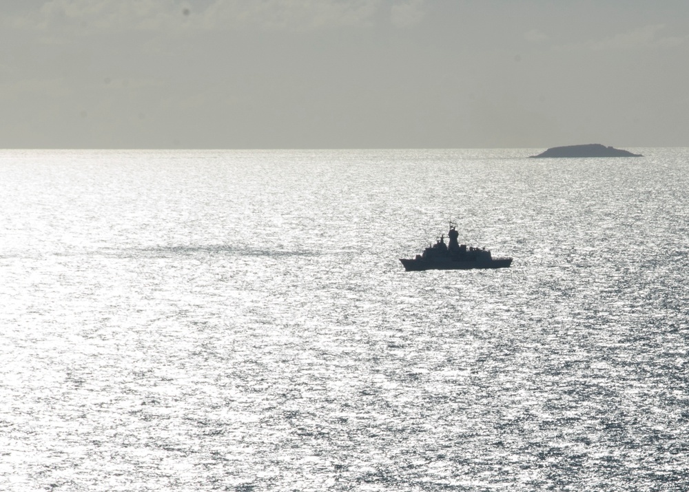 USS Bonhomme Richard Talisman Saber 17 Aerial