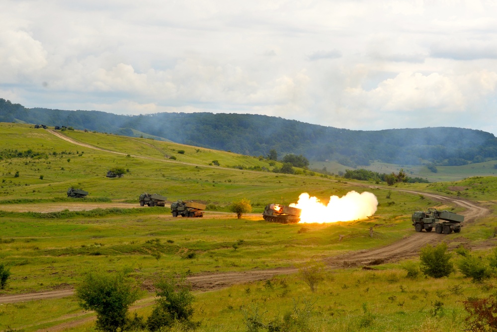 Saber Guardian Distinguished Visitors Day Combined Arms Live Fire Exercise