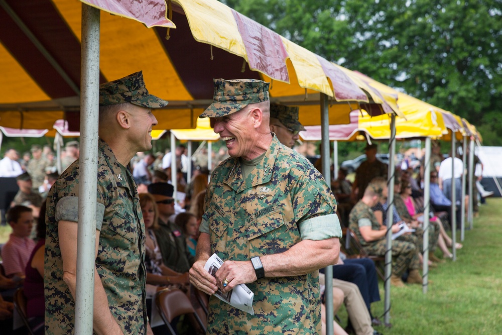 Headquarters and Service Battalion Change of Command Ceremony