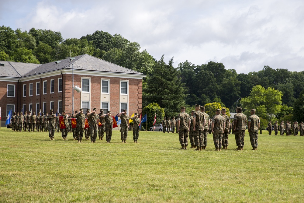 Headquarters and Service Battalion Change of Command Ceremony