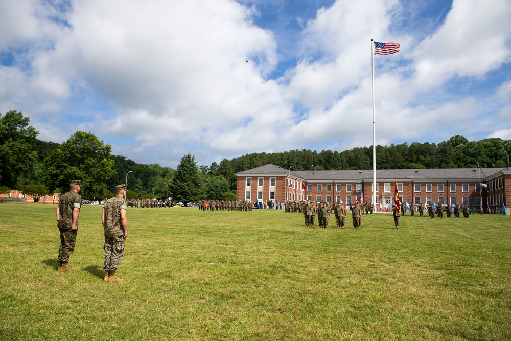 Headquarters and Service Battalion Change of Command Ceremony