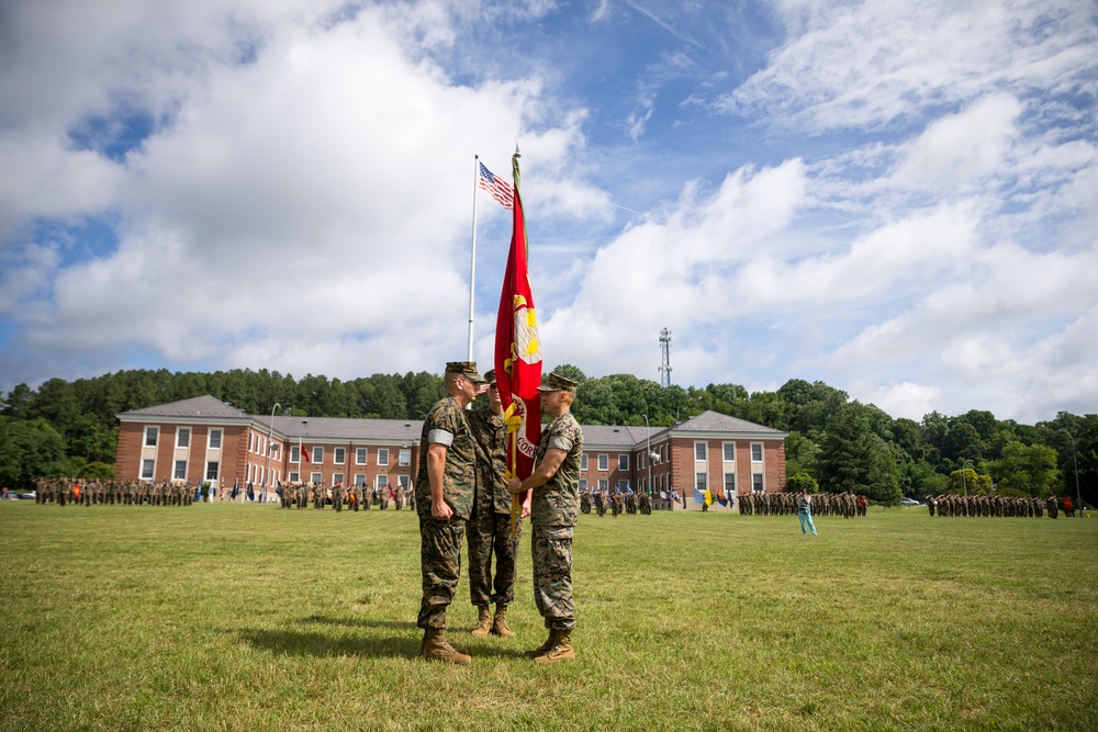 Headquarters and Service Battalion Change of Command Ceremony