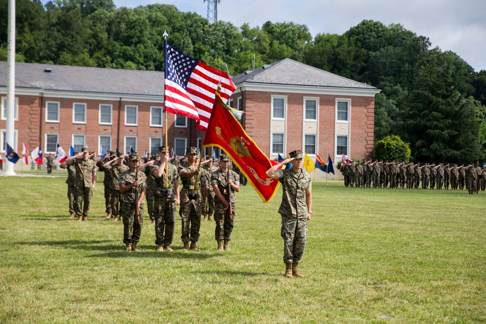 Headquarters and Service Battalion Change of Command Ceremony