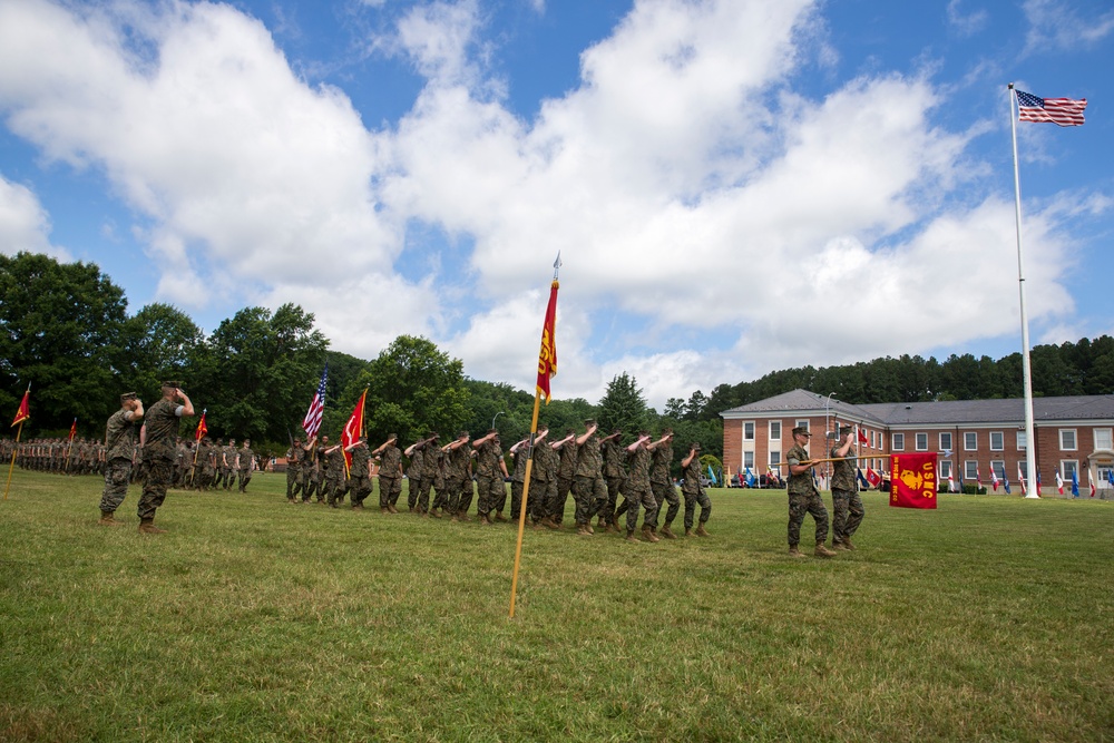 Headquarters and Service Battalion Change of Command Ceremony