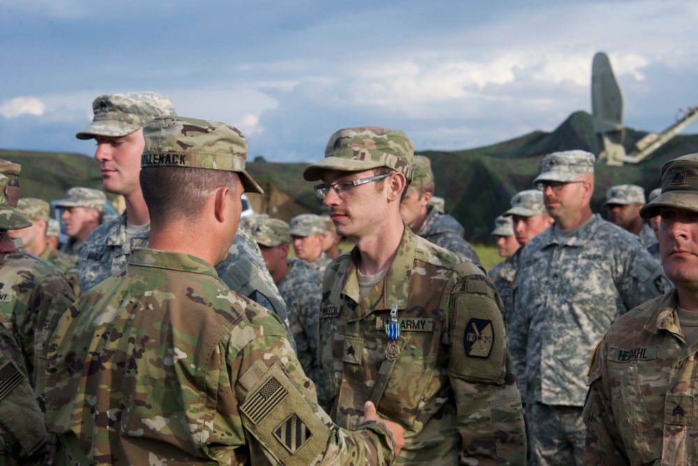 N.C. and S.D. National Guard Recognized During Exercise Saber Guardian 2017