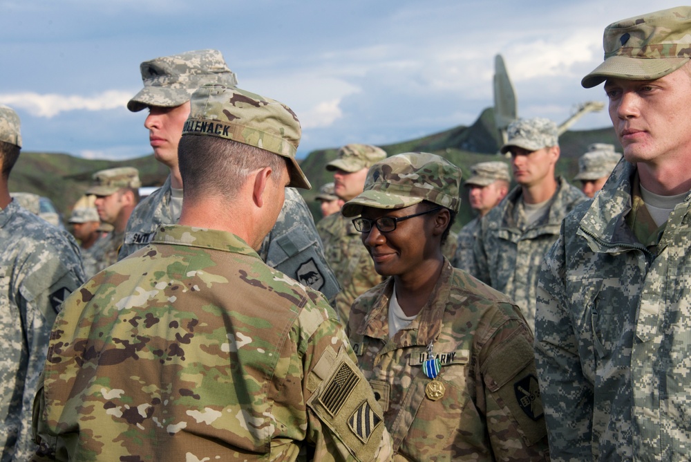 N.C. and S.D. National Guard Recognized During Exercise Saber Guardian 2017