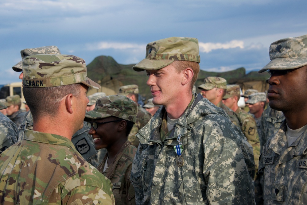 N.C. and S.D. National Guard Recognized During Exercise Saber Guardian 2017