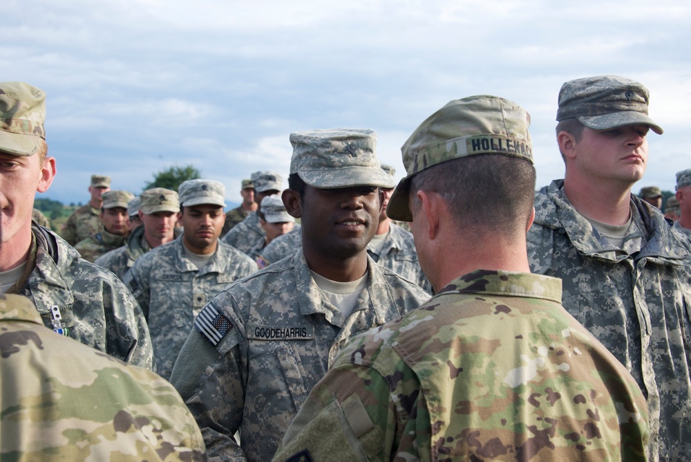 N.C. and S.D. National Guard Recognized During Exercise Saber Guardian 2017