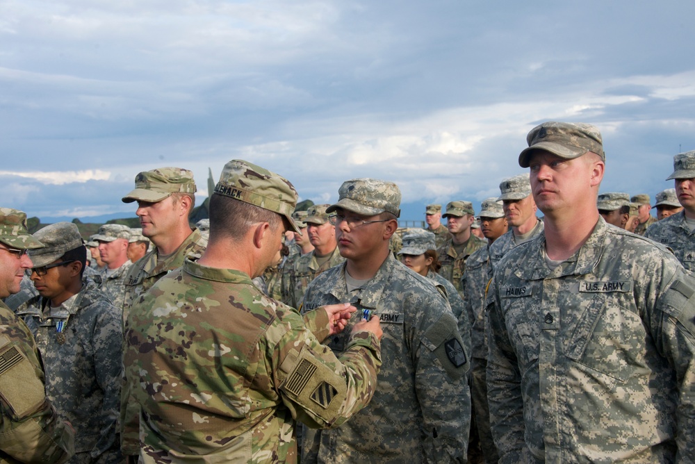 N.C. and S.D. National Guard Recognized During Exercise Saber Guardian 2017