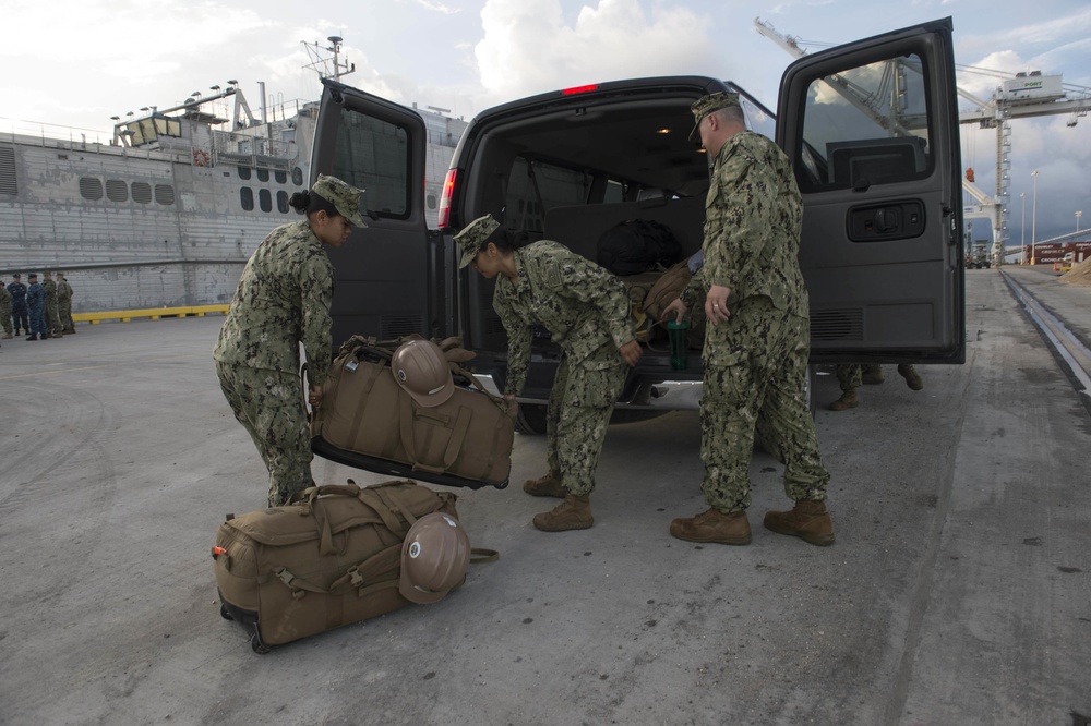 Sailors Prepare to Depart Gulfport, Miss. for Southern Partnership Station 17