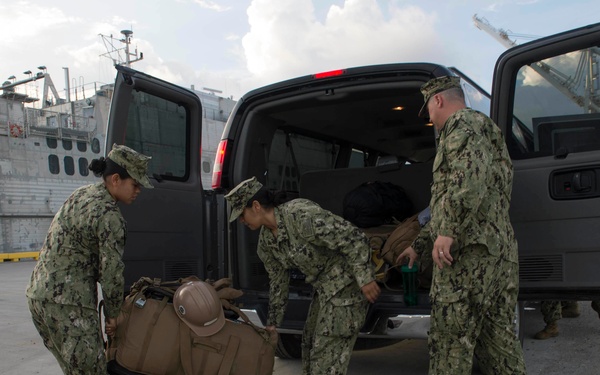 Sailors Prepare to Depart Gulfport, Miss. for Southern Partnership Station 17