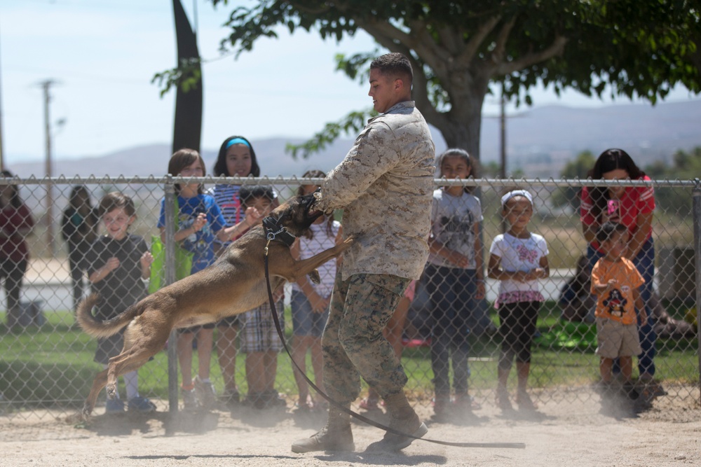 Marines connect with community for summer reading program