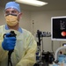The 88th Medical Operations Squadron perform an Endobronchial Ultrasound Sampling Fine Needle Aspirate procedure inside the operating room at Wright-Patt