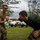 French soldiers participate in Marine Corps Martial Arts Training