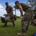 French soldiers participate in Marine Corps Martial Arts Training