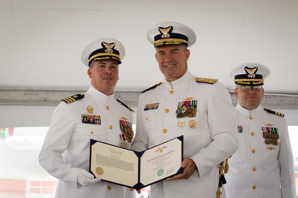Coast Guard Cutter Harriet Lane conducts change-of-command