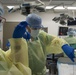 The 88th Medical Operations Squadron perform an Endobronchial Ultrasound Sampling Fine Needle Aspirate procedure inside the operating room at Wright-Patt