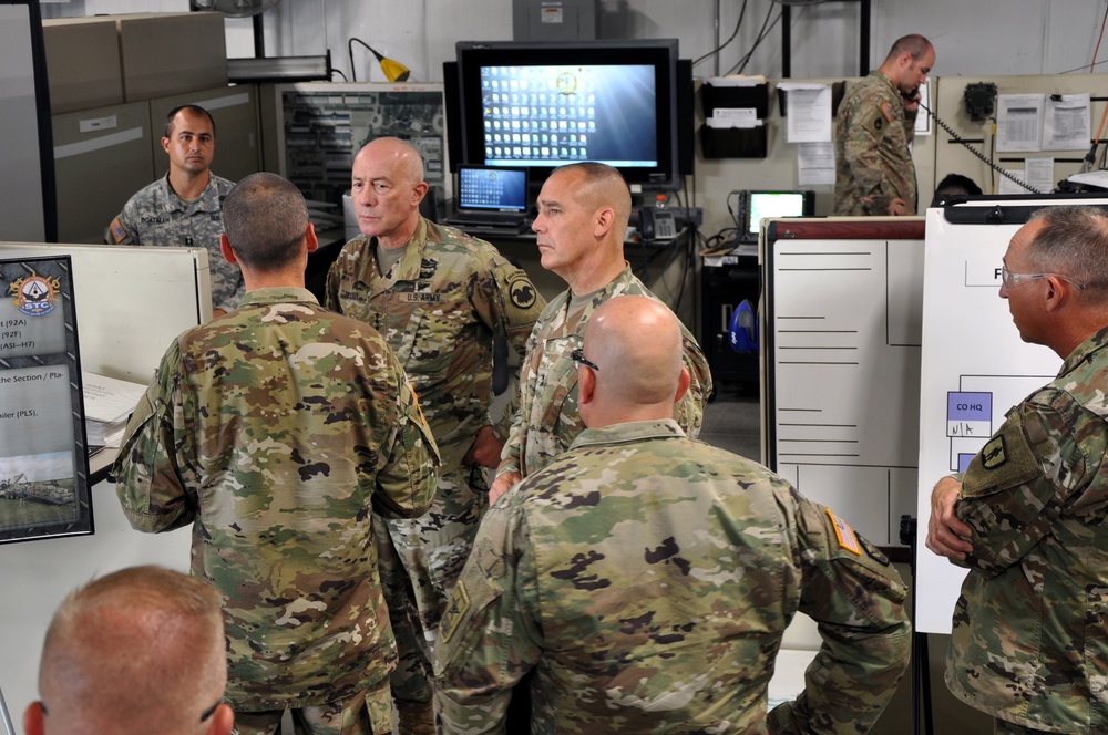 Lt. Gen. Luckey tours Iowa National Guard Sustainment Training Center