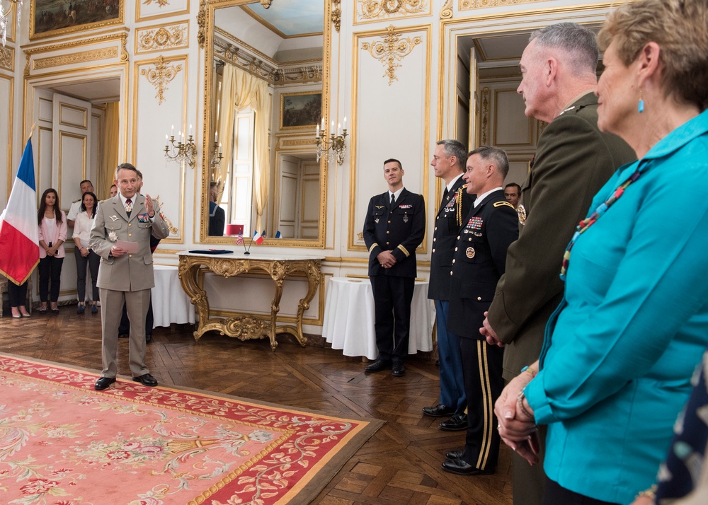 CJCS Arrives in France