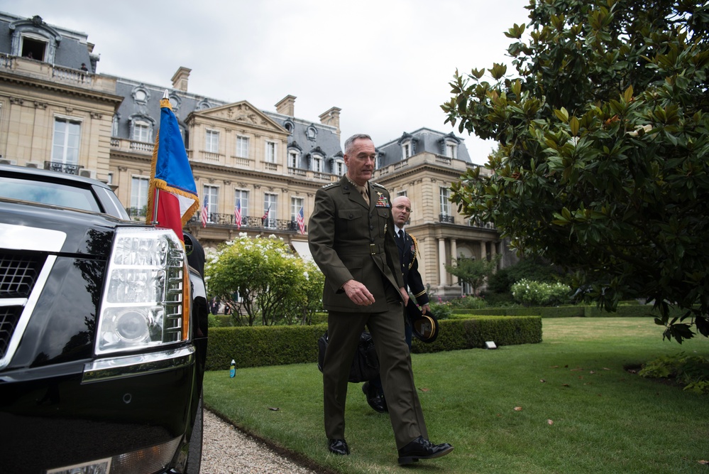 CJCS Arrives in France