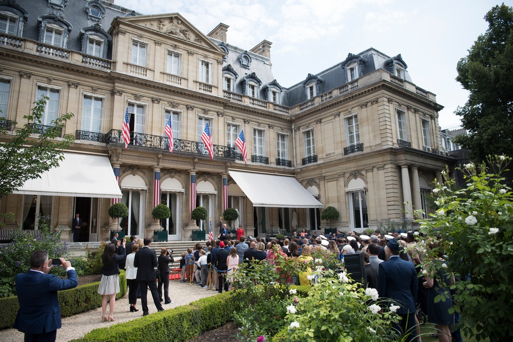 CJCS Arrives in France