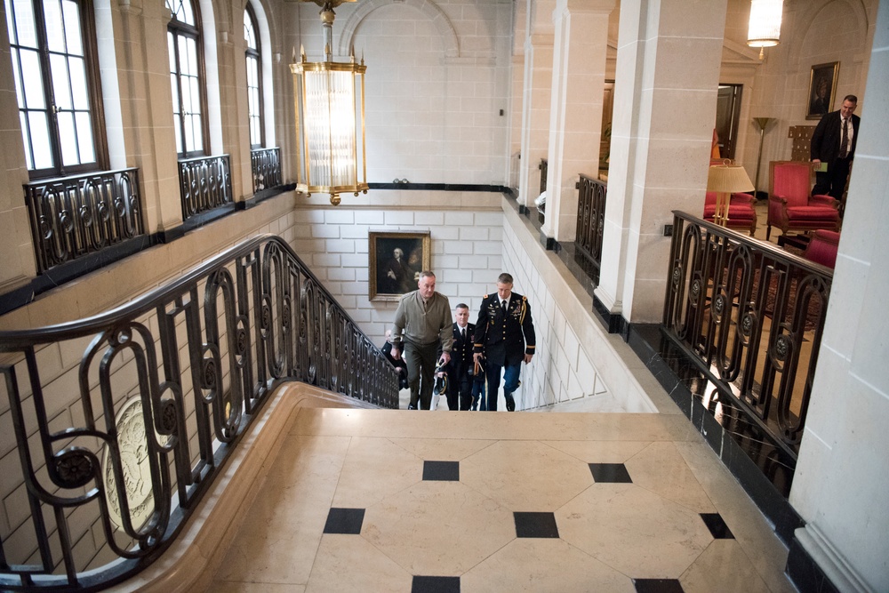 CJCS Arrives in France