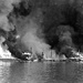 Cavite Navy Yard Burns After Japanese Air Raid