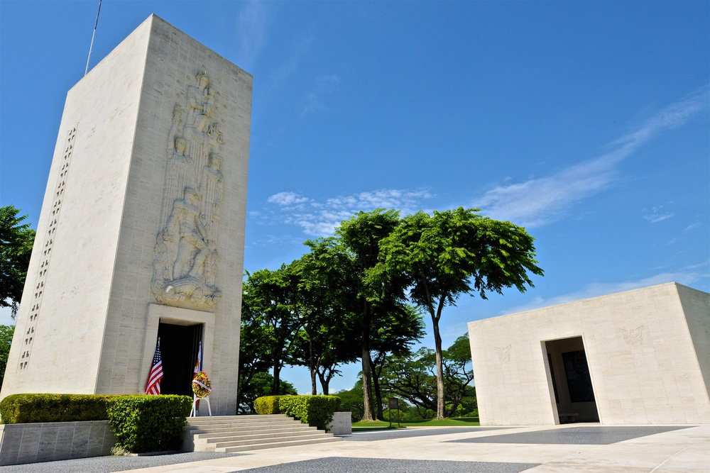 Lt. Crotty Memorial Ceremony Manila American Cemetery