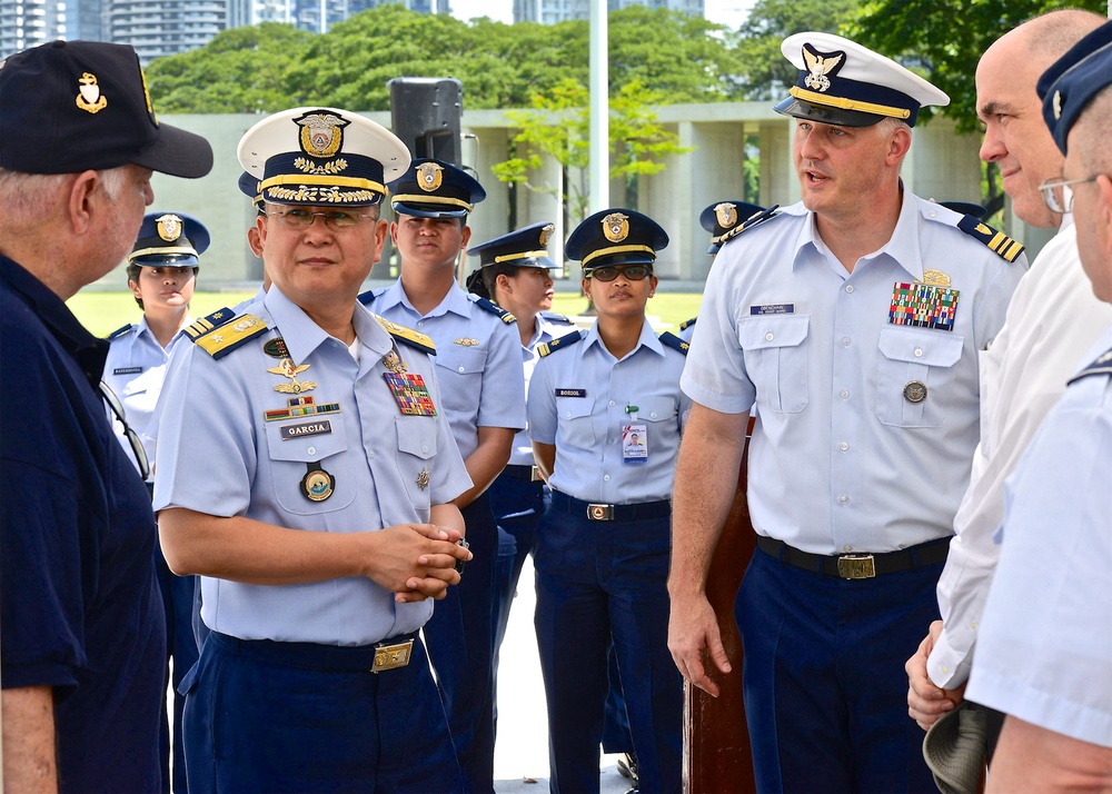 Lt. Crotty Memorial Ceremony Manila American Cemetery