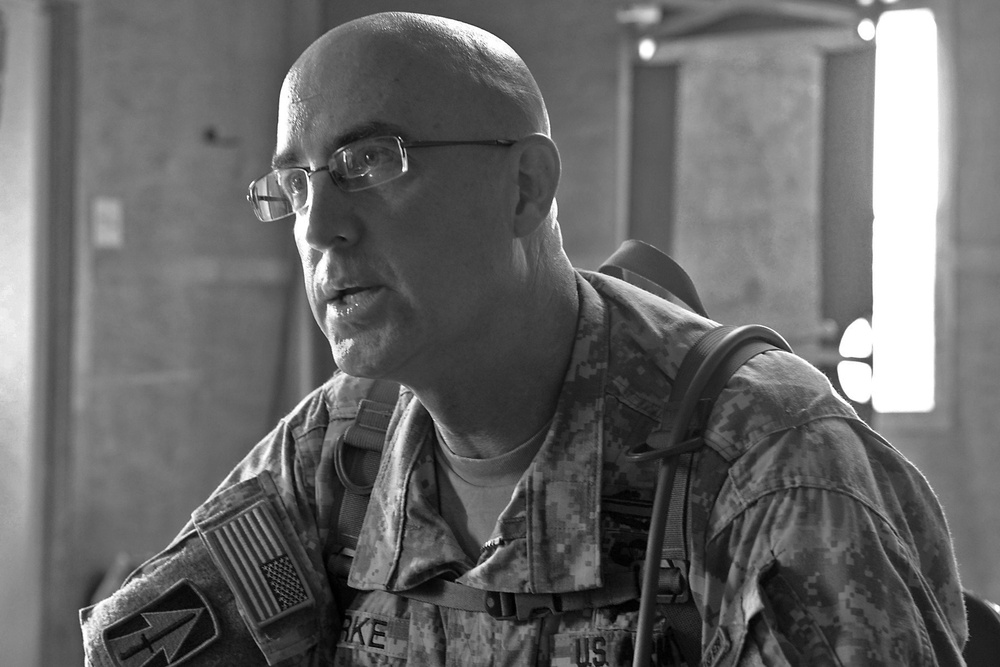 Col. Robert D. Burke, commander of the 76th IBCT