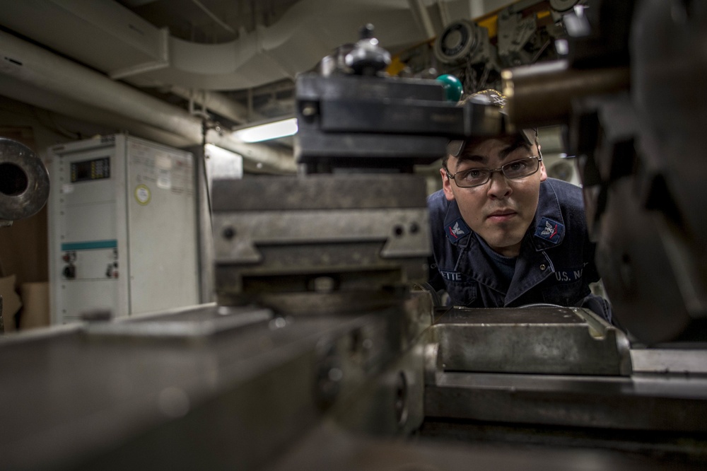 GHWB is the flagship of Carrier Strike Group (CSG) 2, which is comprised of the staff of CSG-2, GHWB, the nine squadrons and staff of Carrier Air Wing (CVW) 8, Destroyer Squadron (DESRON) 22 staff and guided-missile destroyers USS Laboon (DDG 58) and USS