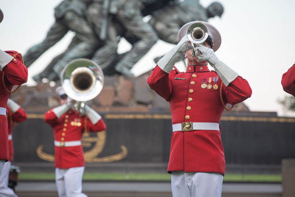 Marine Barracks Washington Sunset Parade July 18, 2017