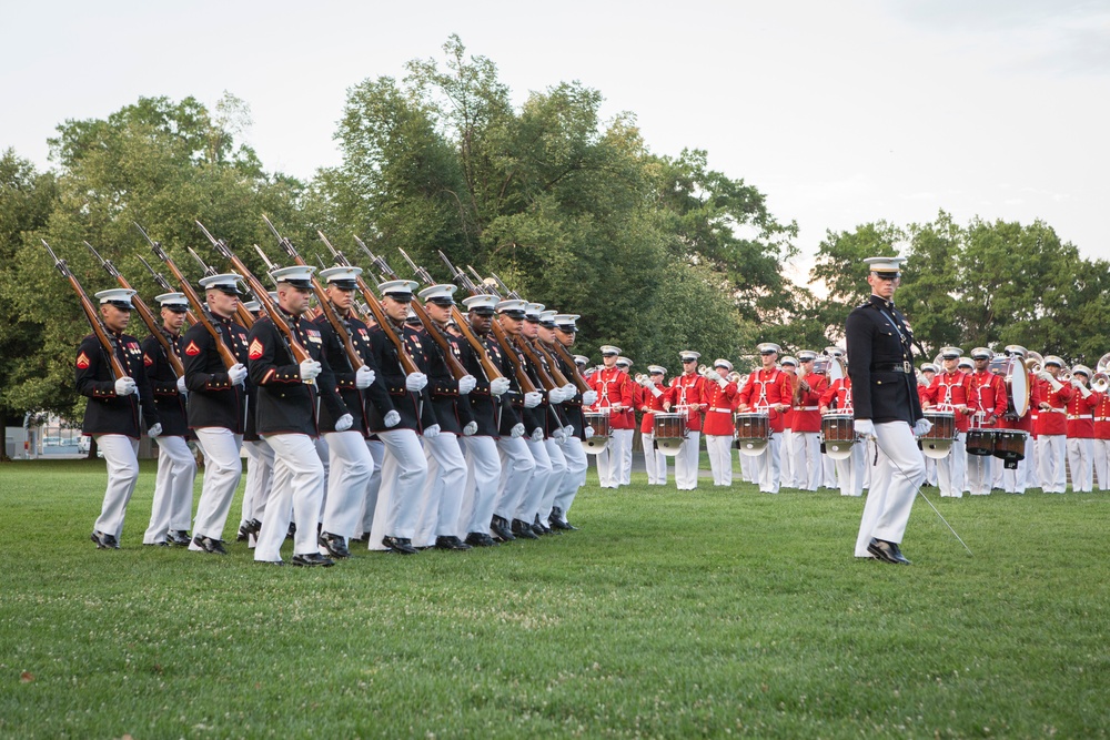 Marine Barracks Washington Sunset Parade July 18, 2017