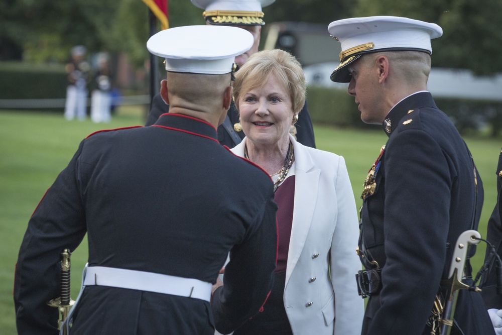 Marine Barracks Washington Sunset Parade July 18, 2017