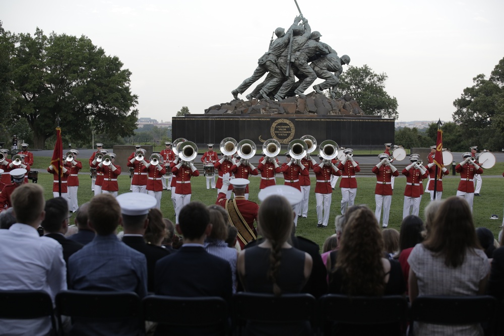 Marine Barracks Washington Sunset Parade July 18, 2017