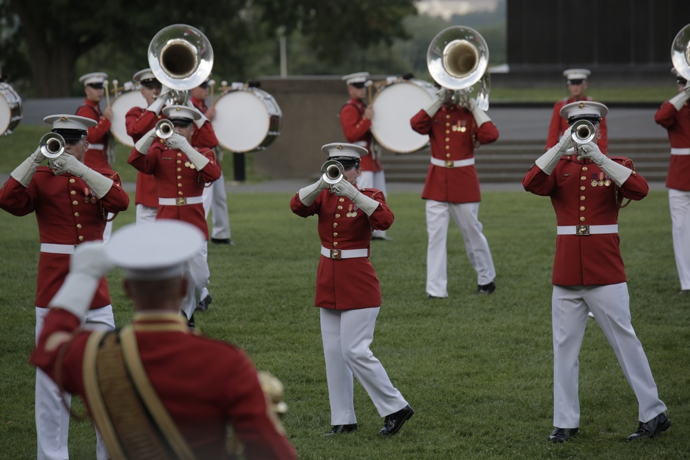 Marine Barracks Washington Sunset Parade July 18, 2017